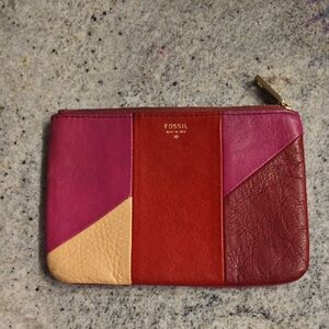Fossil Patchwork Wristlet